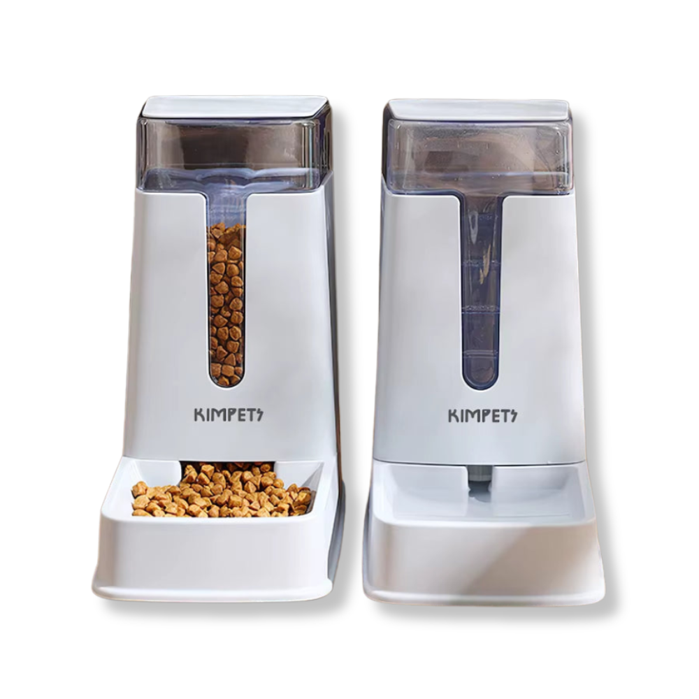 2-in-1 Pet Feeder & Water Dispenser