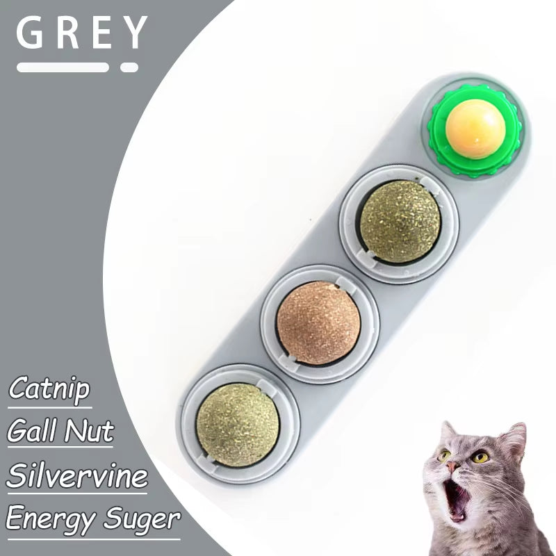 Natural Catnip Wall Ball Toy