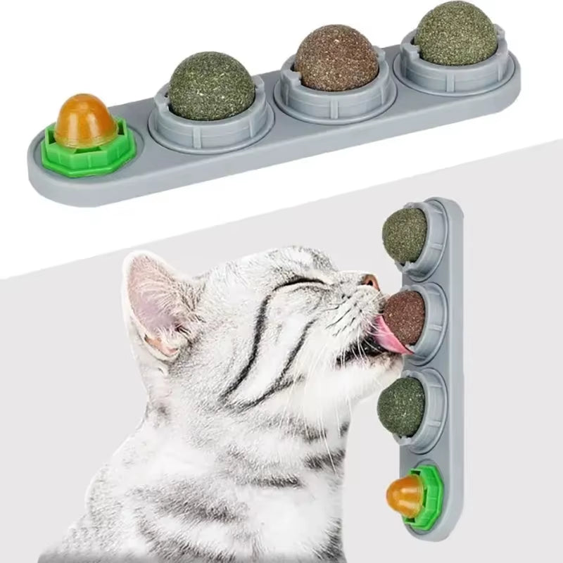 Natural Catnip Wall Ball Toy