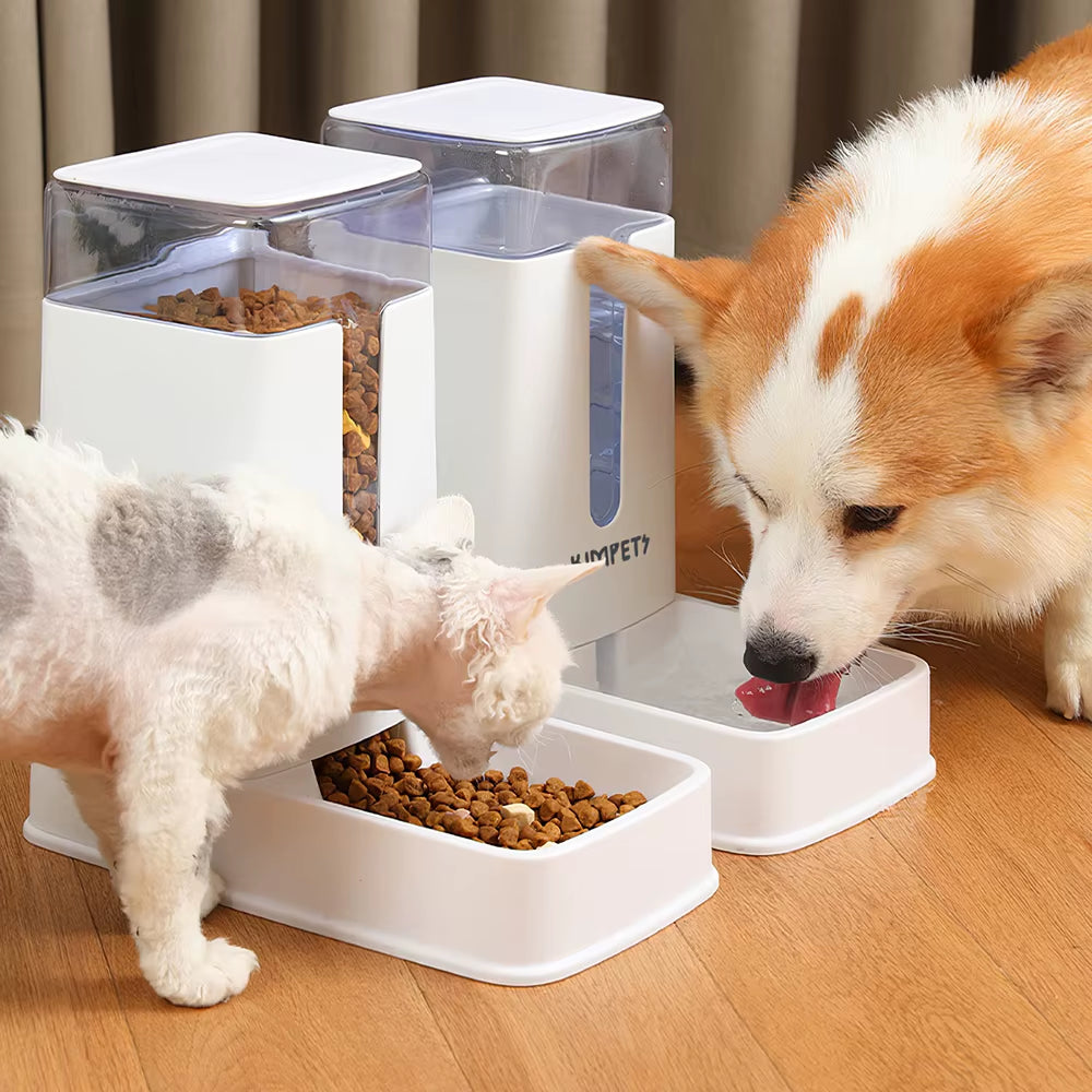 2-in-1 Pet Feeder & Water Dispenser