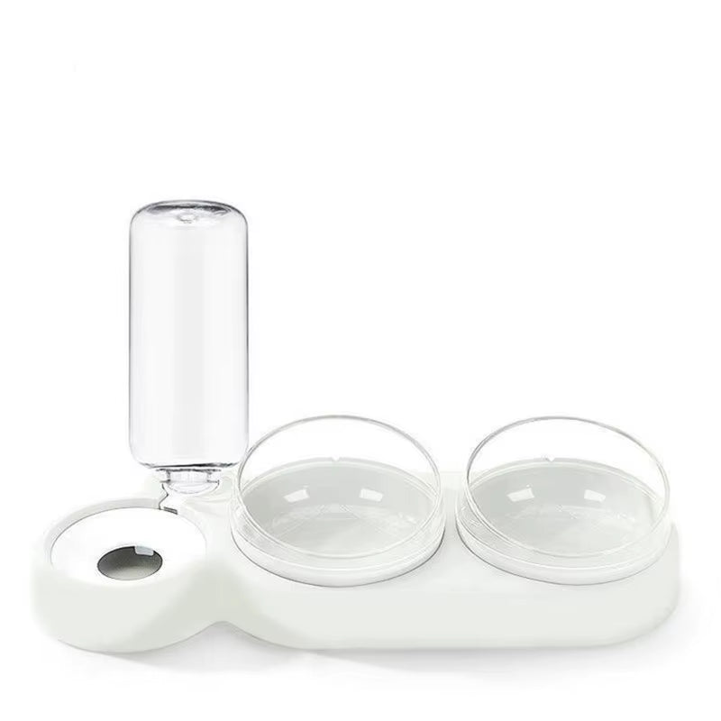 3-in-1 Cat Feeder with Water Dispenser